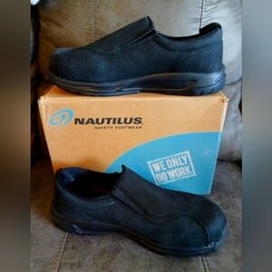 Nautilus N1656 Slip-on‎ ESD Saftey Foot Wesr/ Comp Toe Size 12 Wide EE #776